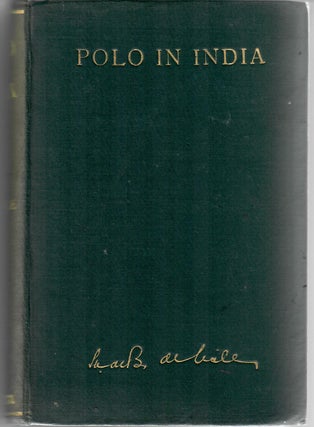 Item #14942 Polo in India. H. de B. DeLisle