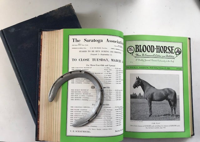 Item #16606 The Blood-Horse [1932 complete]. Thomas B. Cromwell, ed.