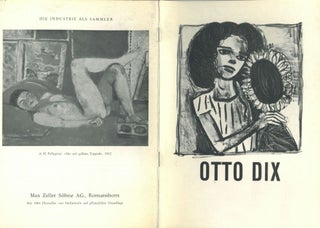Item #26305 Otto Dix: Gemalde, Zeichnungen, Grafik. Galerie im Erker