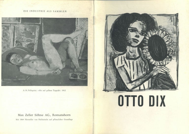 Item #26305 Otto Dix: Gemalde, Zeichnungen, Grafik. Galerie im Erker.