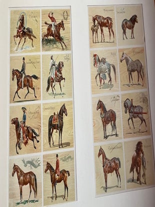 Item #30057 Two Sheets of Chromolithographs. Anonymous