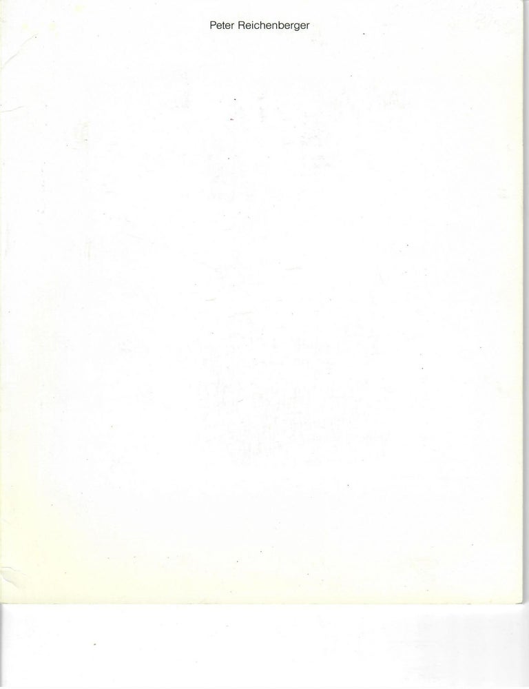Item #30088 Peter Reichenberger. Wibke von Bonin.