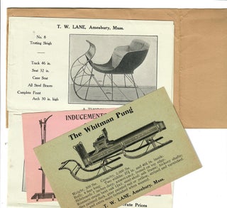 Item #30133 Sleigh Folder. T. W. Lane, carriage maker