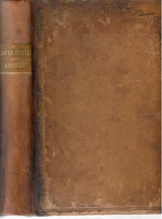 Item #30250 A Practical Treatise on the Law of Horses. M. D. Hanover