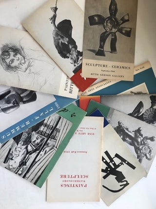 Item #30447 14 Assorted Exhibition Catalogues. Otto Gerson Gallery / Fine Arts Associates, Otto...