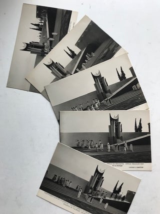 Ten Original Souvenir Photographs of Classical Greek Theater in Syracuse, Sicily, 1933; Souvenir Brochure; Theater Ticket