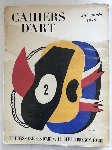 Item #30471 Cahiers d'Art [1949]; 24e Annee, No. 2. Christian Zervos.