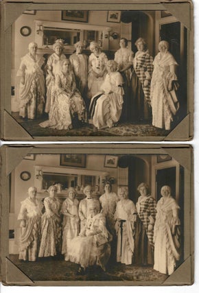 Item #30487 Untitled Photograph of Women in Period Costume. Beulah Bartlett, Stella, aka Bartlett...