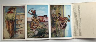 Broncho Busters Wild West Cowboy Souvenir Folder
