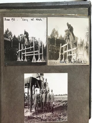 Item #30559 Photograph Album, Scuola di Equitazione, Italy. Anonymous photographers