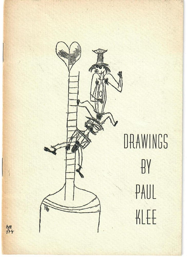 Item #30659 Paul Klee: Sixty-Six Unknown Drawings [Cover reads: Drawings by Paul Klee]. Curt Valentin Gallery.