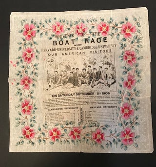 Item #30974 Souvenir of the Boat Race between Harvard-University & Cambridge-University; Our...