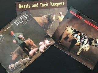 Item #31003 Beasts and Their Keepers--3 Wall Calendars for 1995, 1997, and 1998. Yann...