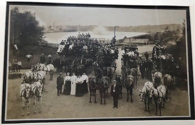 Item #31100 [Dedication of Cobbs Hill Reservoir, Rochester, New York, 1908?]. Unknown photographer.