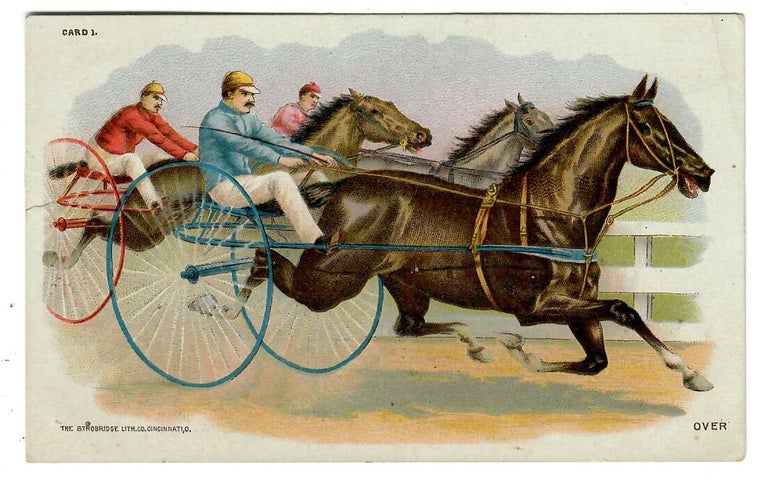 Item #31162 [Chromolithographed advertising card]. N. H. Lancaster, Agricultural Fair.