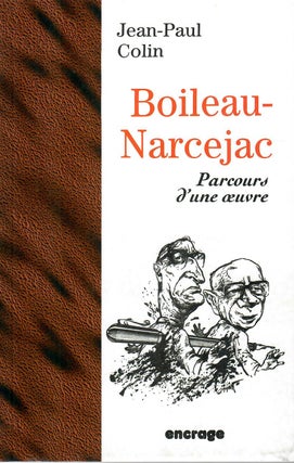 Item #31175 Boileau-Narcejac; Parcours d'une Oeuvre. Jean-Paul Colin