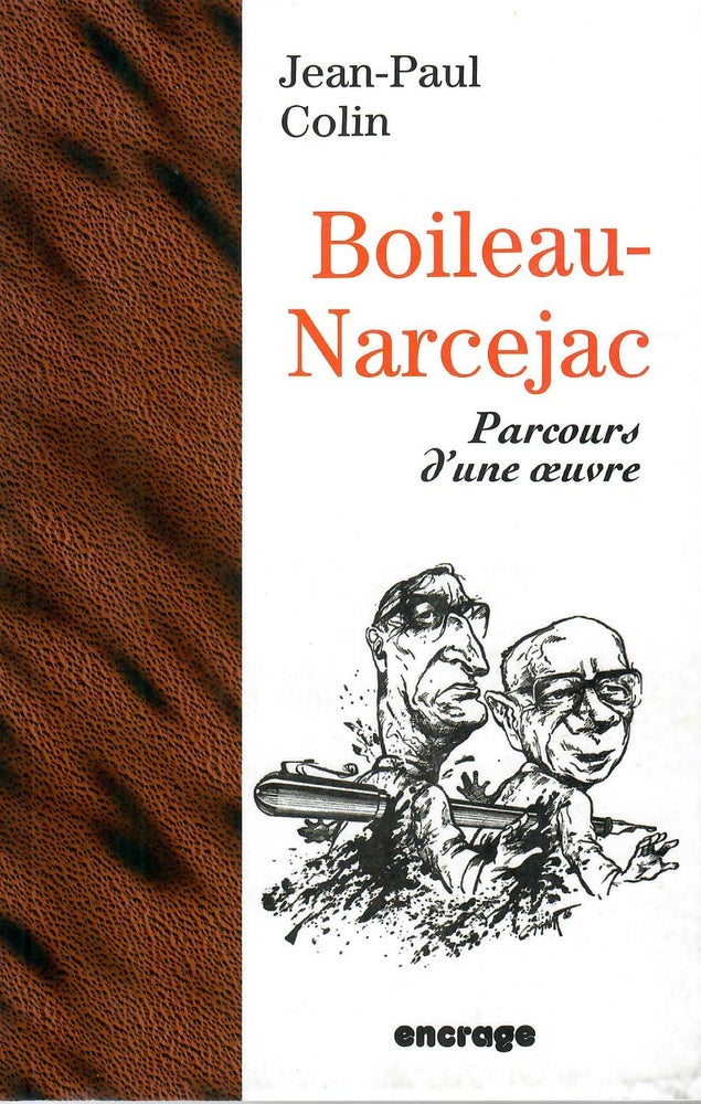 Item #31175 Boileau-Narcejac; Parcours d'une Oeuvre. Jean-Paul Colin.