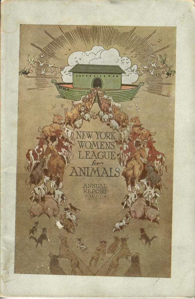 Item #31200 Eleventh Annual Report for the Year 1920. New York Women's League for Animals.