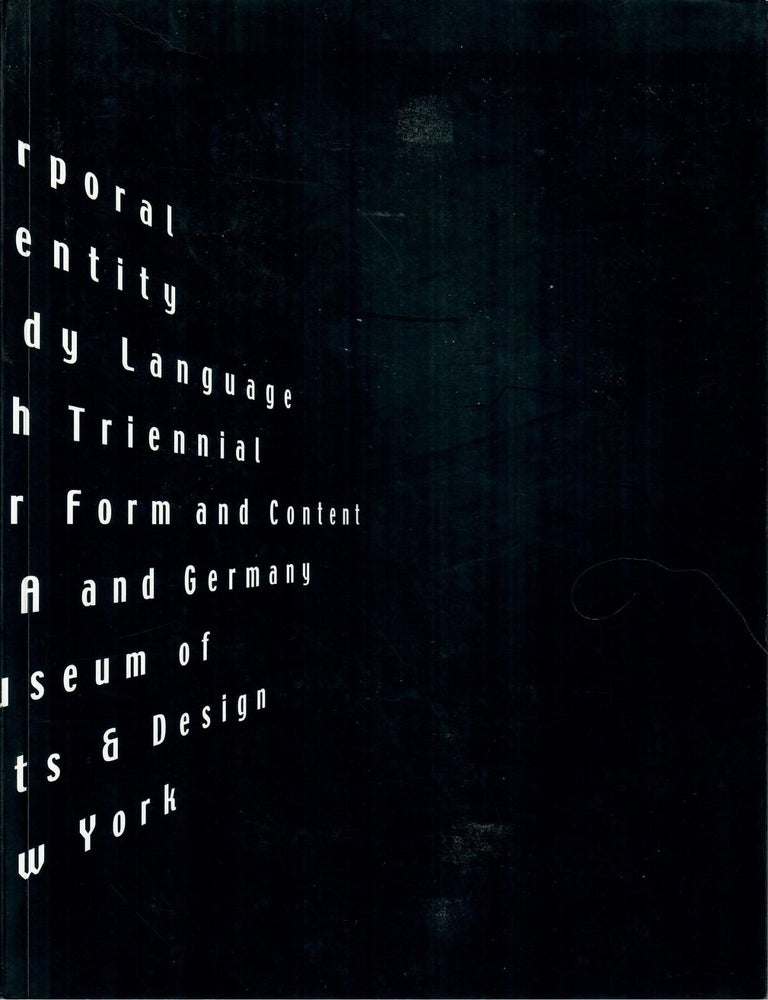 Item #31218 Corporal Identity--Body Language / Corporal Identity--Korpersprache. Sabine Runde, curators.