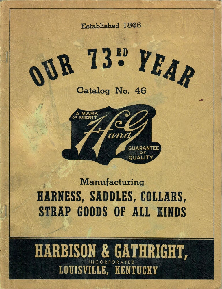 Item #31228 Catalog No. 46. Harbison, Gathright, firm.