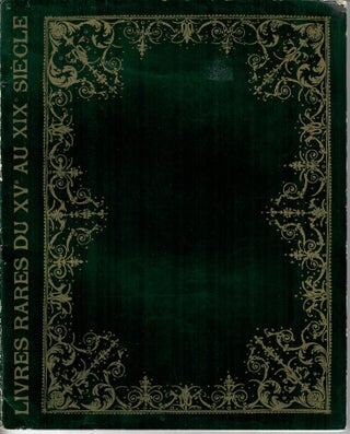 Item #31245 Catalogue 14: Livres Rares du XVe au XIXe Siecle. Librairie Salet, firm