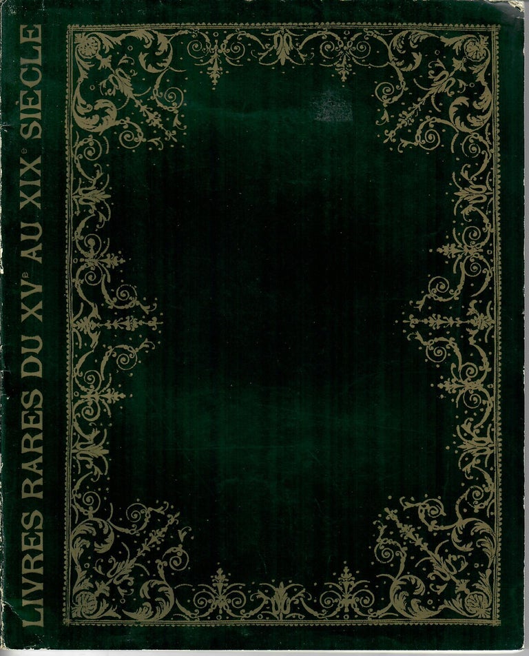 Item #31245 Catalogue 14: Livres Rares du XVe au XIXe Siecle. Librairie Salet, firm.