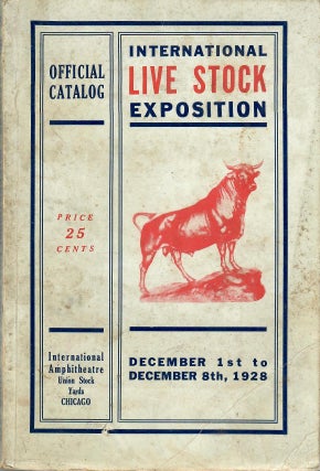 Item #31260 Official Catalog. International Live Stock Exposition