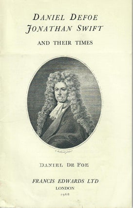 Item #31301 Catalogue 920: A Catalogue of Pamphlets, Broadsides, etc. by and about Daniel Defoe...