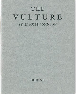 Item #31348 The Vulture. Samuel Johnson