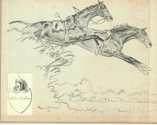 Black & White by Brown; Simplified Drawing (signed)