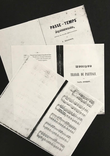 Item #31472 Music du Travail de Partisan, PHOTOCOPY from Passe-Temps Equestres. Paul Cuzent, music, F. Baucher.