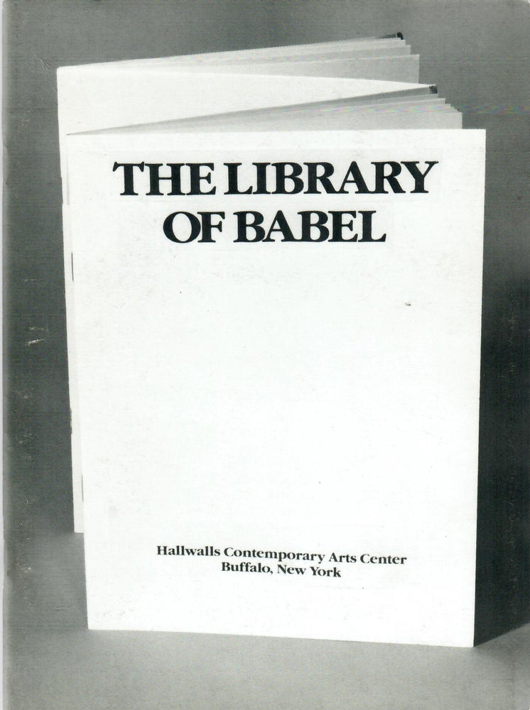 Item #31498 The Library of Babel. Todd Alden, curator.