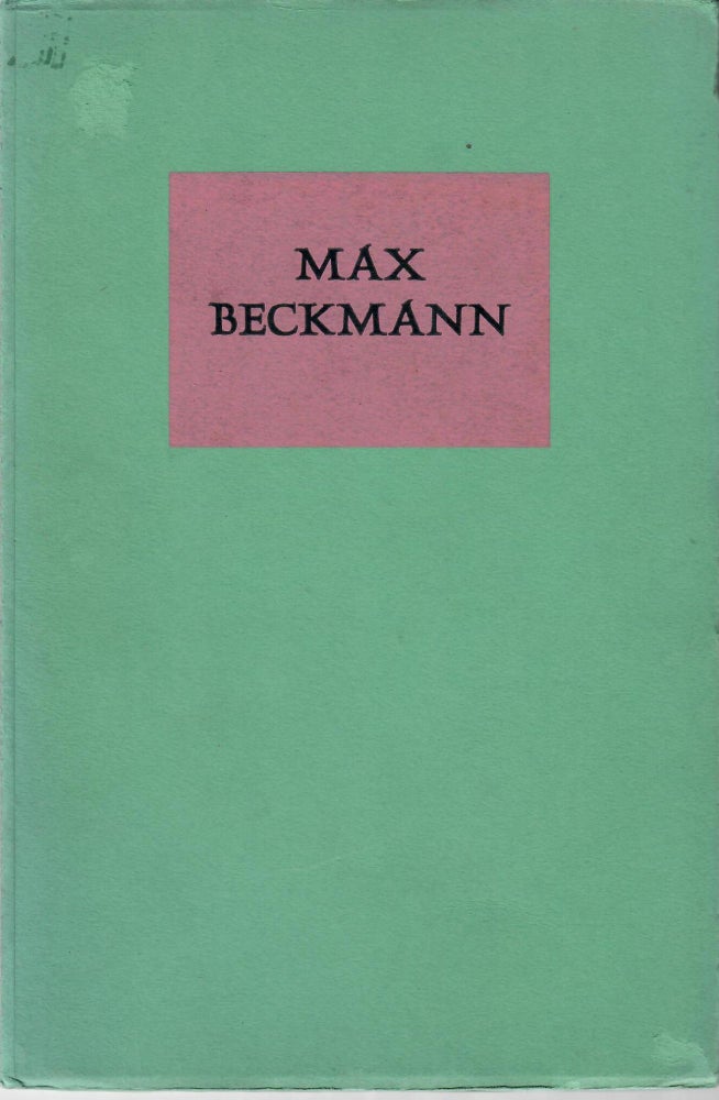 Item #31566 Max Beckmann; (Artlover Library, vol. 5). J. B. Neumann.