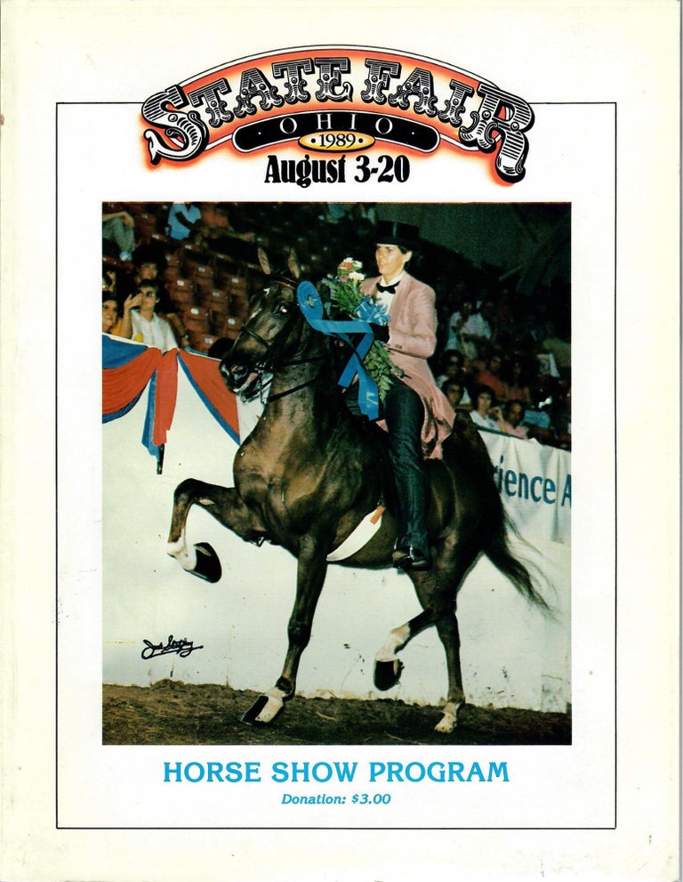 Item #31592 Ohio State Fair Horse Show Program, August 3-20, 1989. Ohio State Fair.