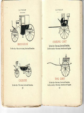 A Handbook of Livery; Including Many Pictures & Much Useful Information as well as an Illustrated Index of Carriages