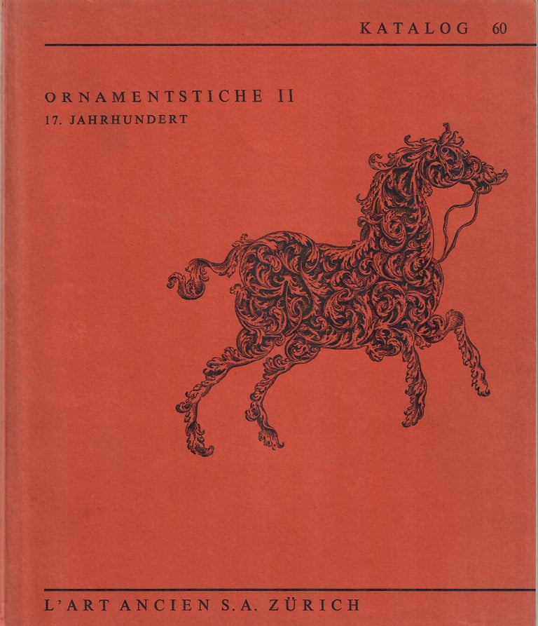 Item #31722 Katalog 60: Ornamentstiche II. L'Art Ancien.