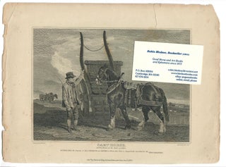 Item #31733 Cart Horse [Dumpling]; Suffolk Horses in the Back-ground. Ben Marshall, artist