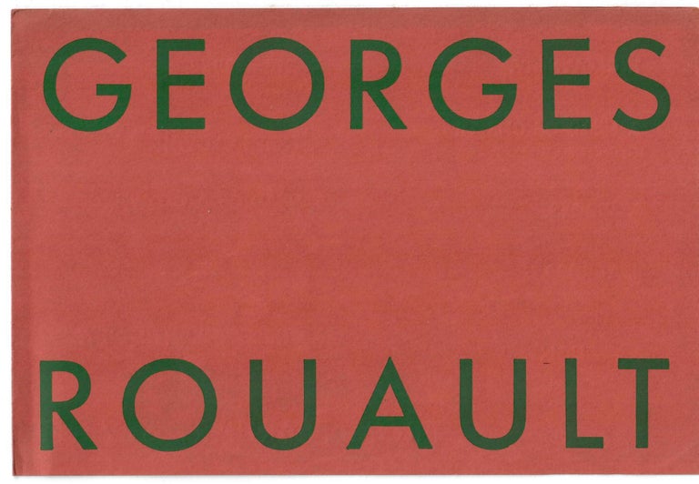 Item #31801 Georges Rouault Paintings. Pierre Matisse Gallery.