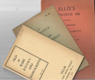 Three Assorted Catalogues: 300, 309, 342. F S. Ellis.