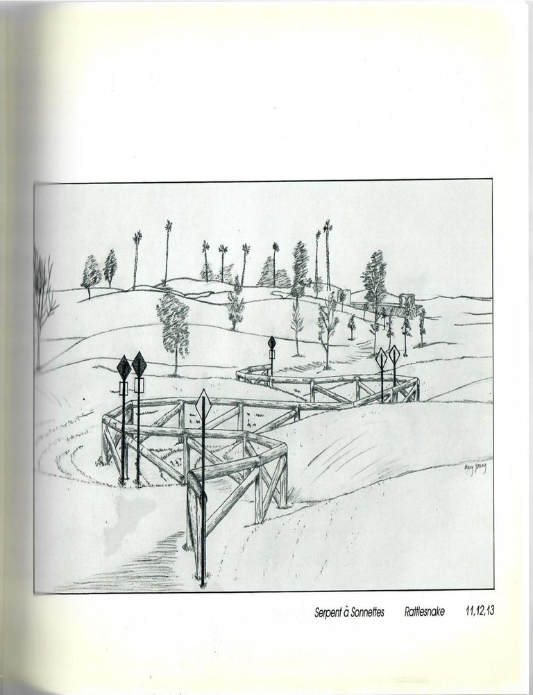 Item #31843 Cross-Country Obstacles of the Three-Day Equestrian Event XXIII Olympiad. Neil R. Ayer, course designer.