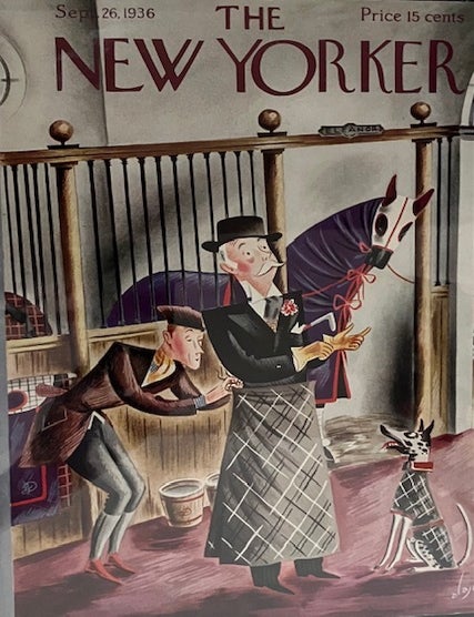 Item #31926 The New Yorker Cover: September 26, 1936. Constantin Alajalov.