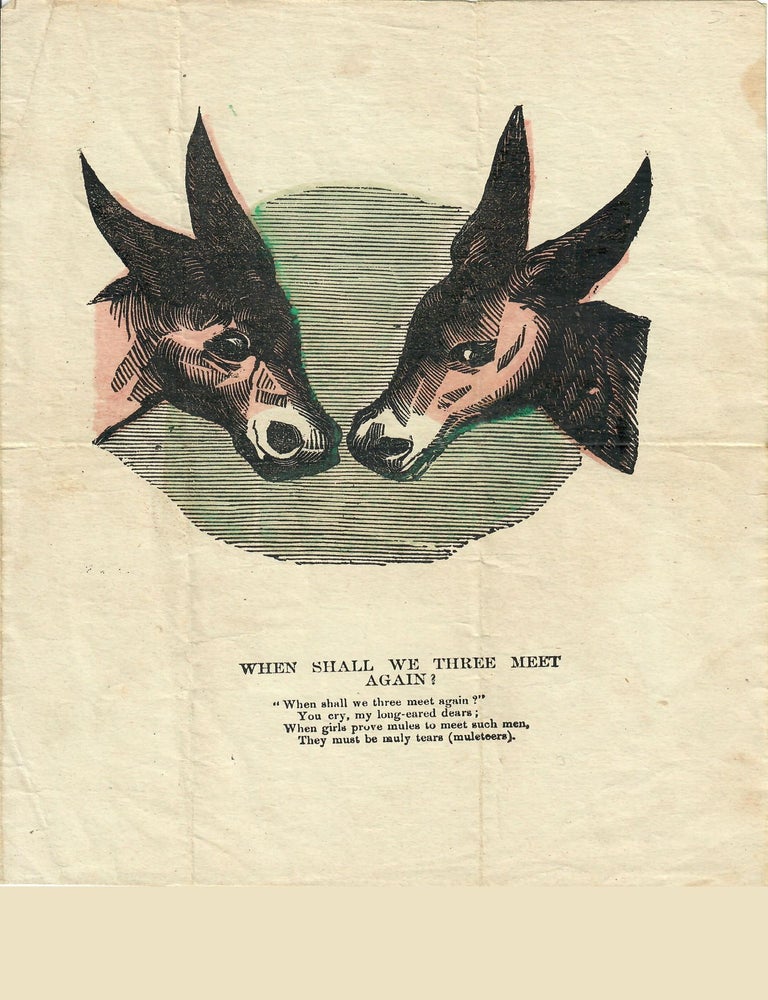 Item #31941 When Shall We Three Meet Again? Anonymous.