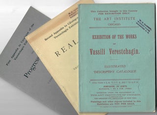 Item #31965 Exhibition of the Works of Vassili Verestchagin; Illustrated Descriptive Catalogue. ...
