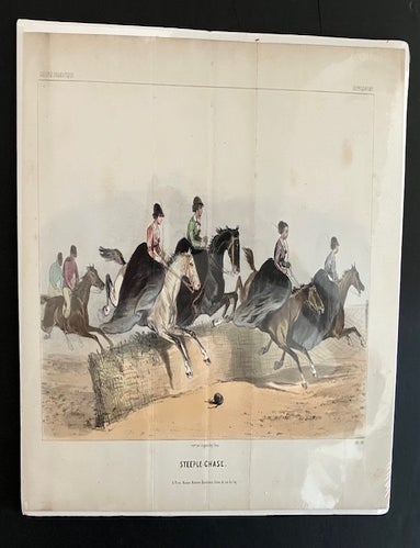 Item #31997 Steeple-Chase. F.-H Lalaisse.