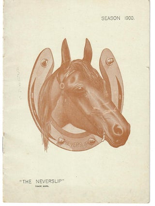 Item #32015 "The Neverslip" Self-Sharpening Horse Shoe Calks; Season 1900. Neverslip...