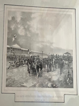 Item #32041 Das erste ostpreussische Pferde Wettrennen bei Konigsberg den 2.u 3. Juli 1835 [The...
