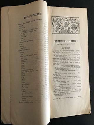 Katalog der Sammlungen des . . . Professor Kurschner [cover reads Auktion LXXVIII: Bibliothek Kurschner-Eisenach]