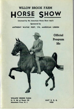 Item #32124 Willow Brook Farm Horse Show Official Program. No stated author