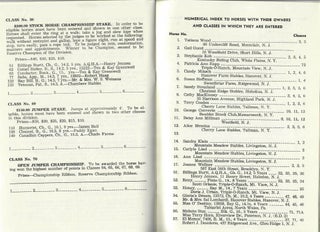 Willow Brook Farm Horse Show Official Program