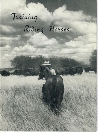 Item #32125 Training Riding Horses. No stated author, Wayne Dinsmore?